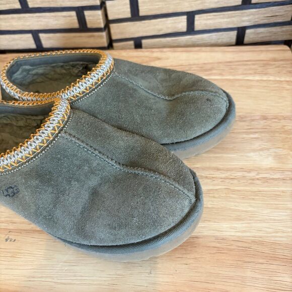 UGG Green Tasman Slippers Size 9 - Picture 3 of 8